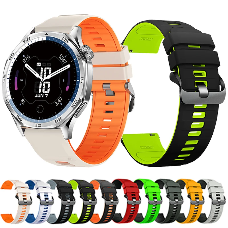 22mm Silikon Armband Für Huawei Uhr GT 6 46mm Strap Armband Für Huawei GT6 Pro Band Sport ersatz Armband