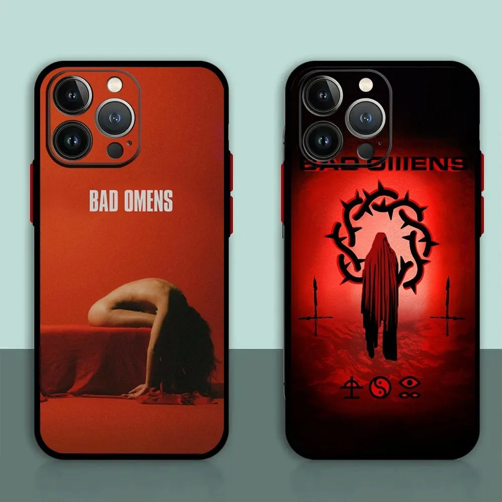 Band Bad O-Omens Phone Case For iPhone 11,12,13,14,15,XS,XR,X,Mini,Pro,Max,Plus Shell