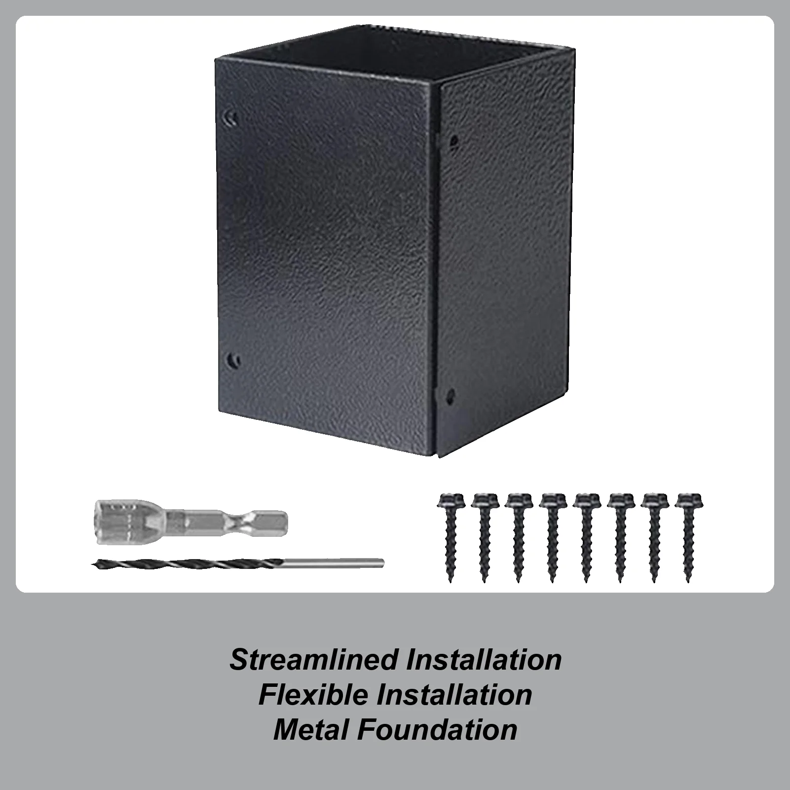 

Post Bracket Heavy Duty Adjustable Holder Feet Heavy Duty Concrete Post Bracket With Screws For Deck Railing Mailbox Support