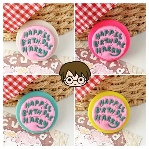 Pastel de cumpleaños de Harry Potter para Magsafe, soporte magnético para teléfono Tok Griptok para iPhone, soporte de carga inalámbrica plegable de Anime