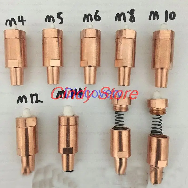 Nut Electrode Chromium Pick Copper Nut Electrode Spot Welding Electromechanical Electrode Head Spot Welding Nut Electrode