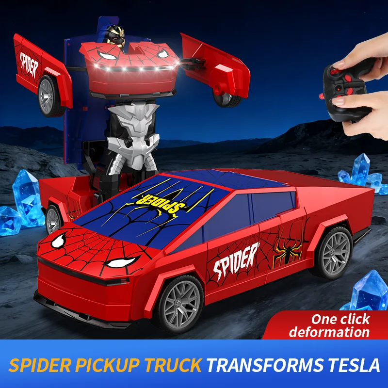 

Радиоуправляемый дрифт-пикап 2,4 ГГц, трансформирующийся в робота 2-в-1, со светодиодной подсветкой, трансформация одним нажатием, вращение на 360° ° подарок для мальчика