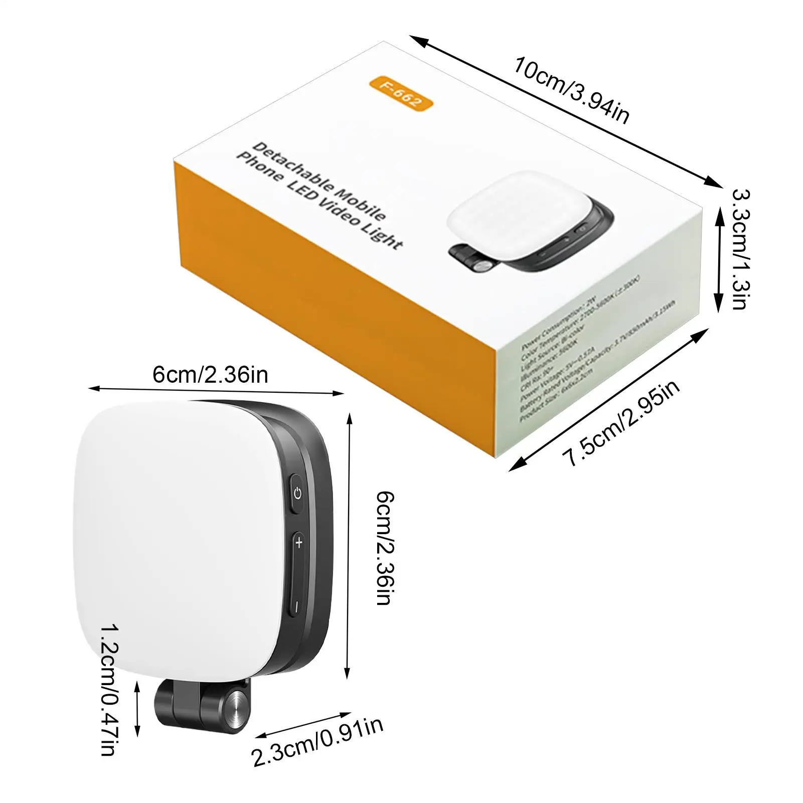 ضوء الهاتف للصور LED المحمولة ضوء السيلفي المغناطيسي 5 مستوى سطوع قابلة للطي أدوات باردة مع مرآة ماكياج لمدونة الفيديو