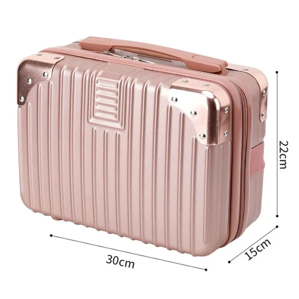 Hot Sales 14 inch Travel Suitcase Mini Metal corner Makeup Case Luggage Hand Boarding Case For Women