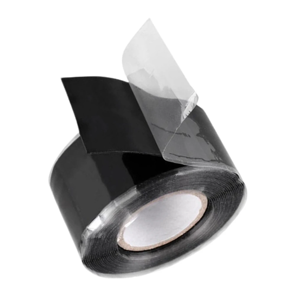 

Self Adhesive Silicone Tape Clear Duct Waterproof Heat Resistant Insulation Repair Kits Pipe Cable Winding Plumbing Tape Leaks