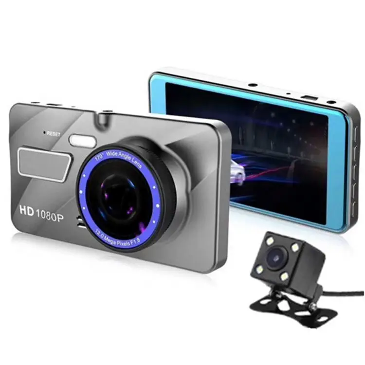 

Dash Cam Recorder with Dual Video s Mirror Back View Record Vehicle