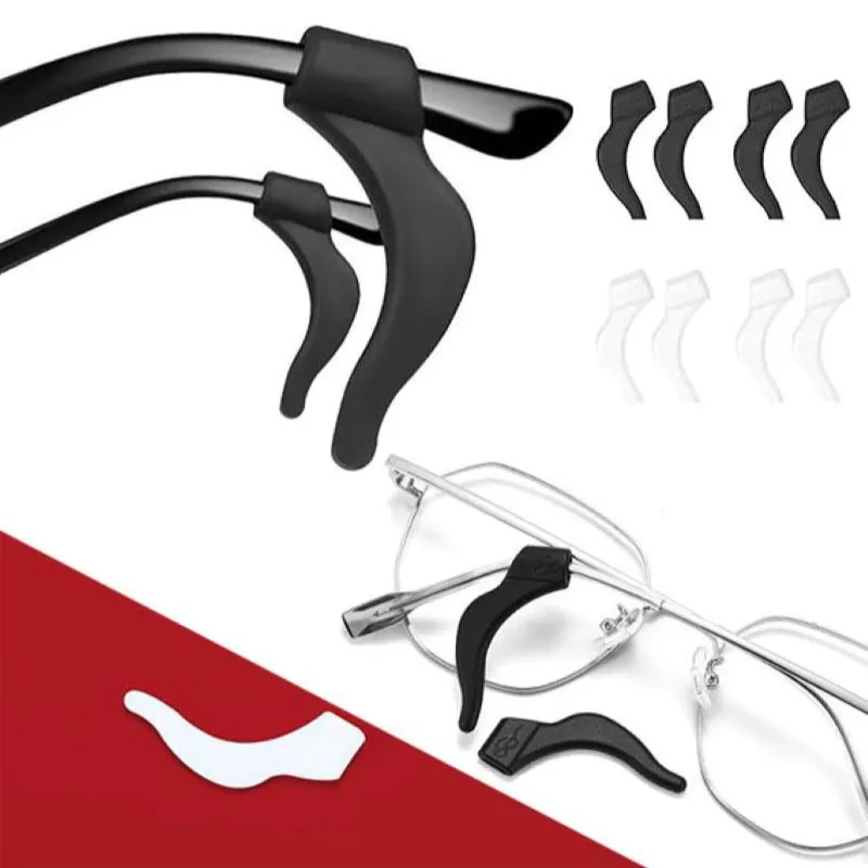40 Pairs Eyeglass Ear Grips Anti-slip Holder, Silicone Ear Hook, Glasses Ear Grip Sleeve Retainer for Sports, Sunglasses, Readin