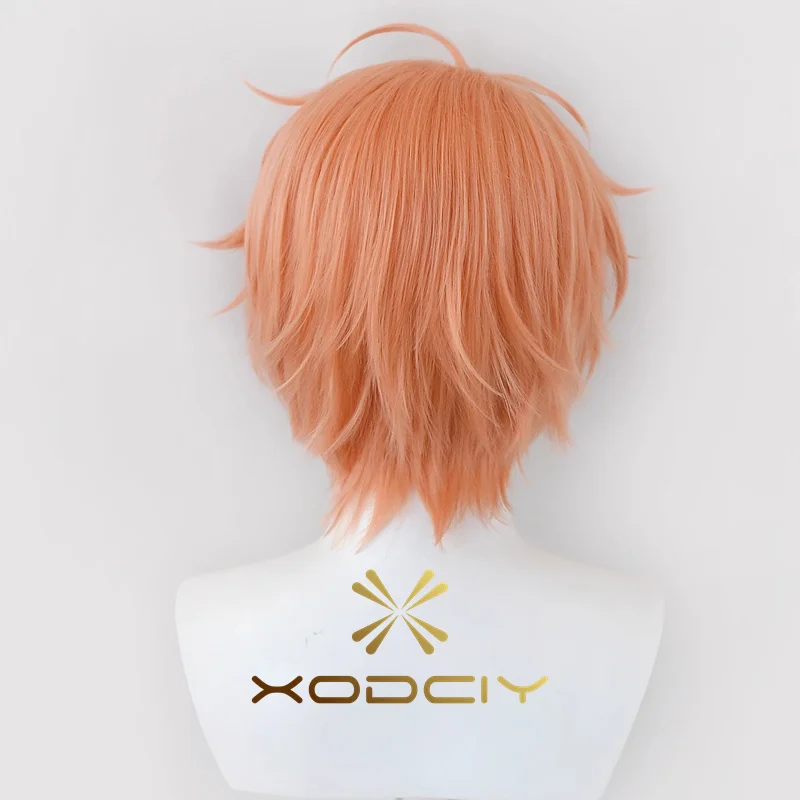 IZUMI-Peluca de Cosplay MITSUKI IDOLiSH7, cabello sintético resistente al calor para fiesta de Halloween, juego de rol, tocado + gorro de peluca