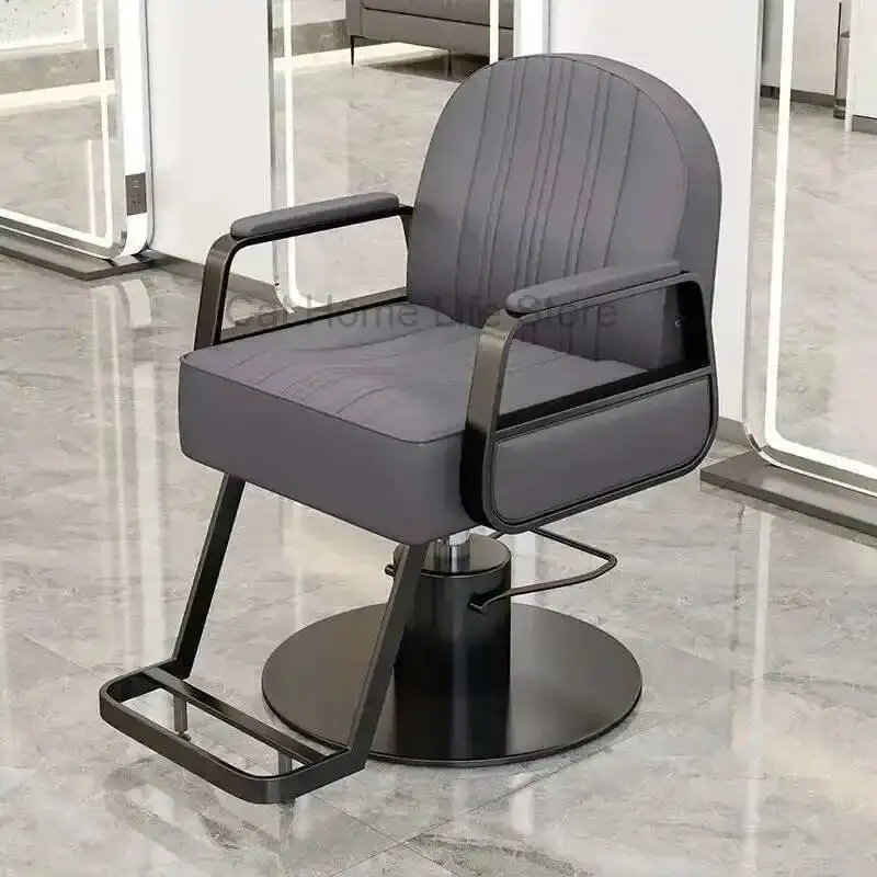 

Barber Chair Chairs Nail Hairdressing Footrest Salon Wheel Stool Aesthetic Profesional Sillas De Barberia Salon Furniture