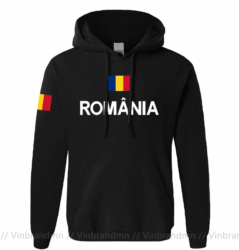 

Romania Romanian ROU Hoodies Men Sweatshirt Hip Hop Streetwear Tracksuit Nation Footballer Sporting Hoodie Country Flag Design