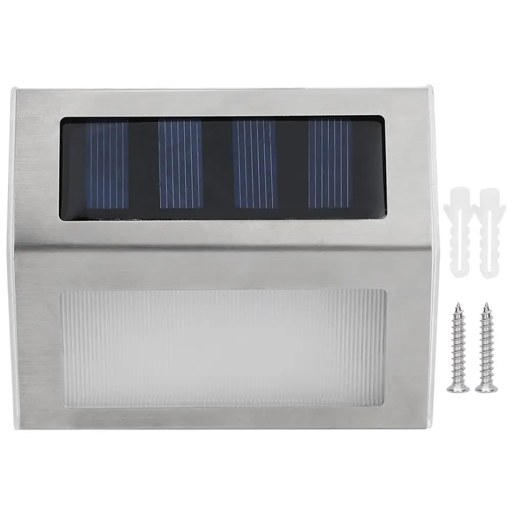 

Waterproof LED Solar Step Lights with PIR Motion Sensor for Outdoor Stairs & Pathways - Garden Wall Lighting