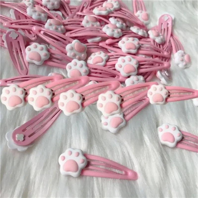 1/5SETS Sweet Girl Hair Accessories Unique Design Cute Cat Claw Hairpin Hair Accessories Popular Playful Bangs Clip Ease Of Use