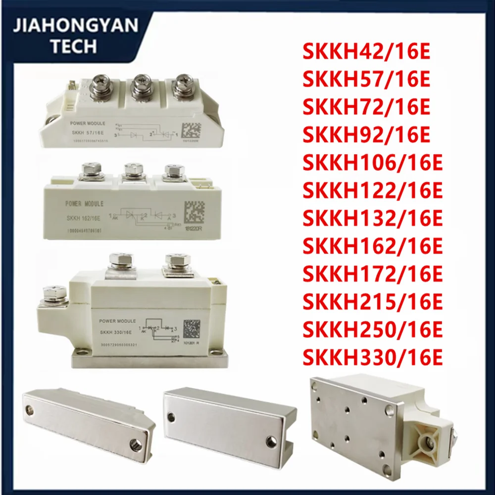 modulo do diodo do tiristor modulo de igbt semicontrolado tiristor skkh 42 57 72 92 106 122 132 162 215 250 330 16e skkh132 16e 01