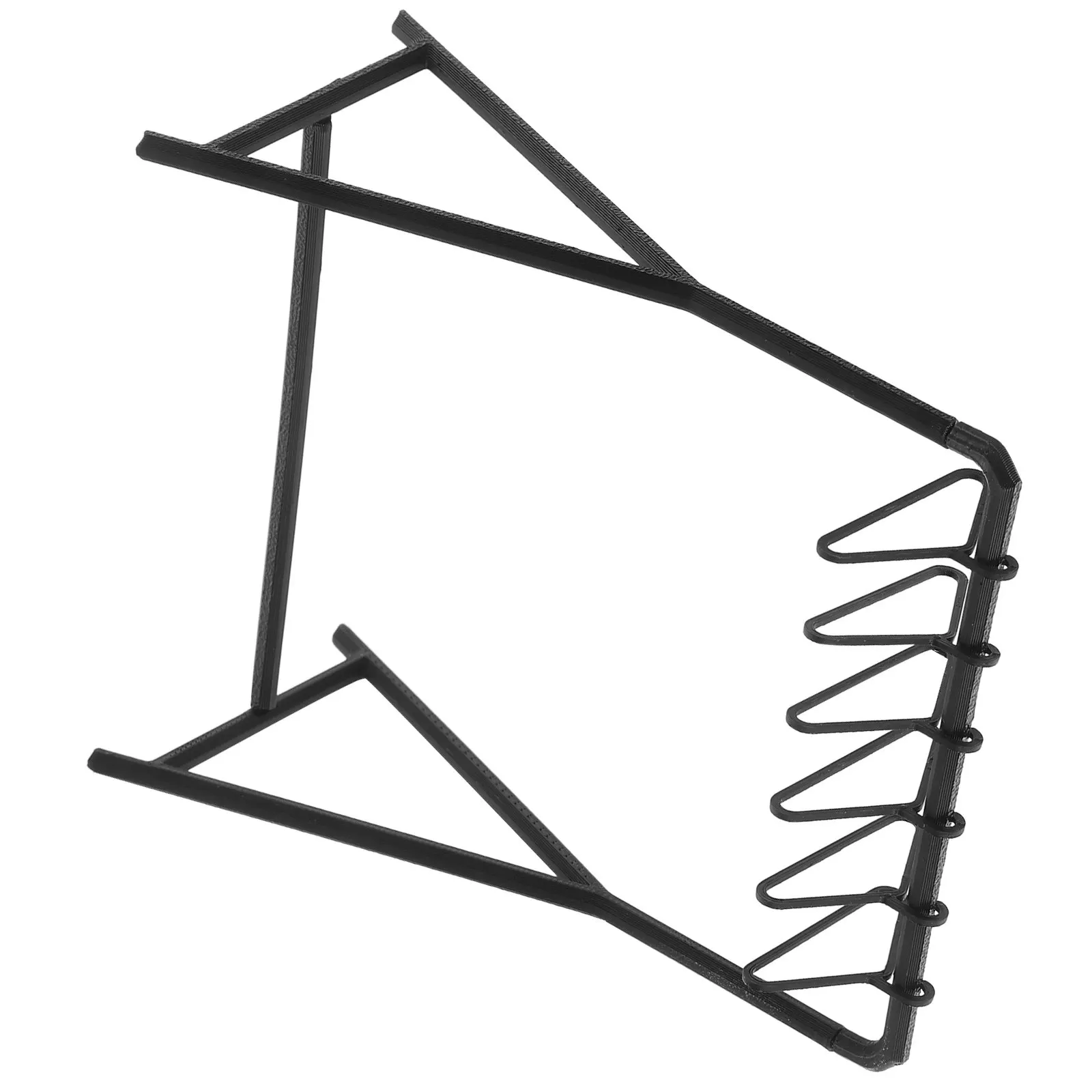 

1Set Mini Clothes Rack Small Hanger Organizer Miniature Storage Stand for House Clothes Display Furniture Accessory