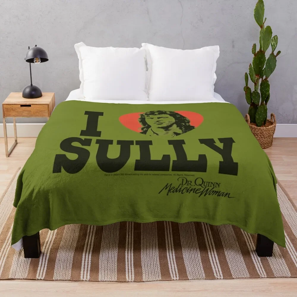 

CBS228_Dr. Quinn, Medicine Woman I Heart Sully Throw Blanket Year Round Soft Comfortable Blanket for Home
