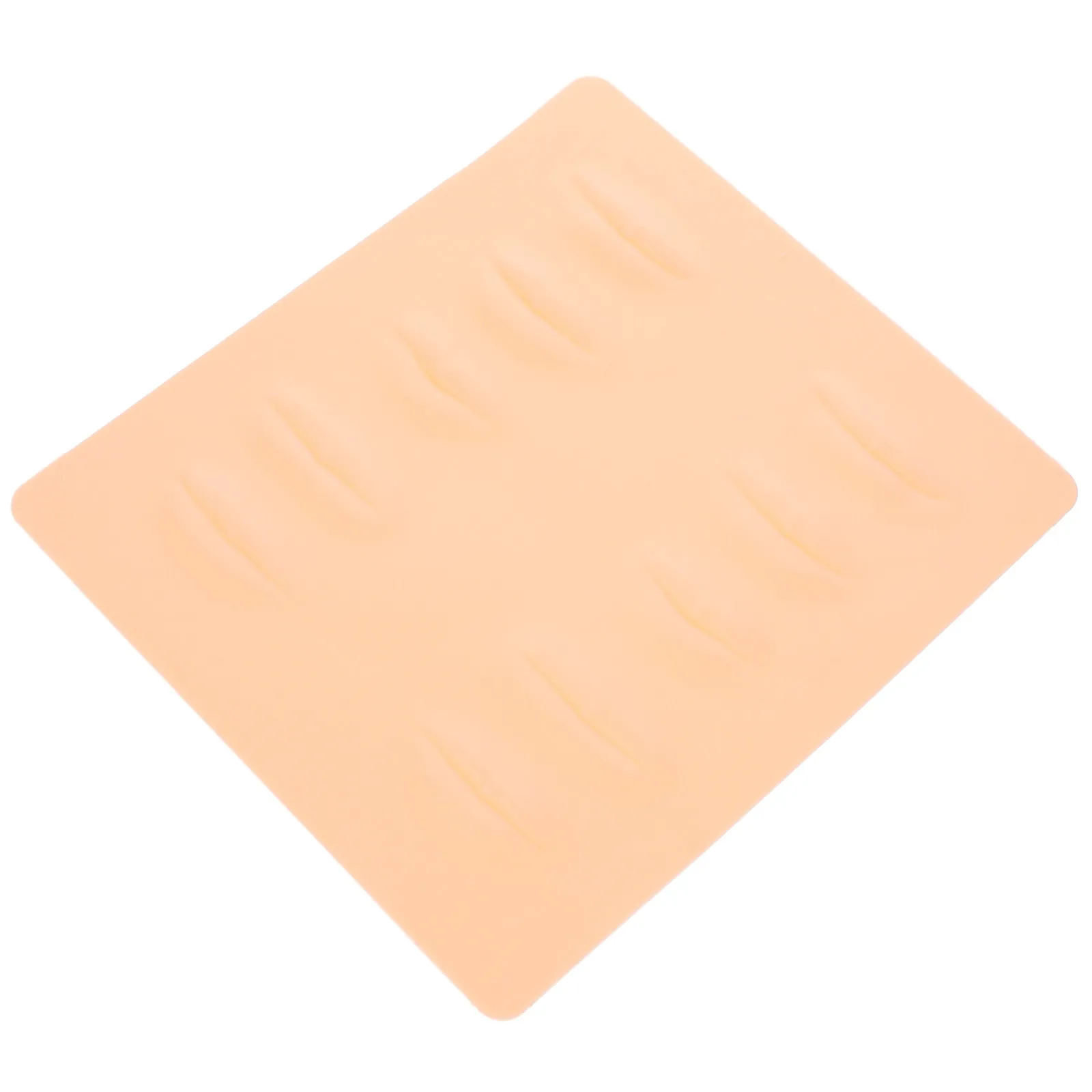 3D Practice Skin Silicone Sheet Skin Color Realistic Texture Microblading Makeup Training Eyebrow Eyeliner Lash Extension