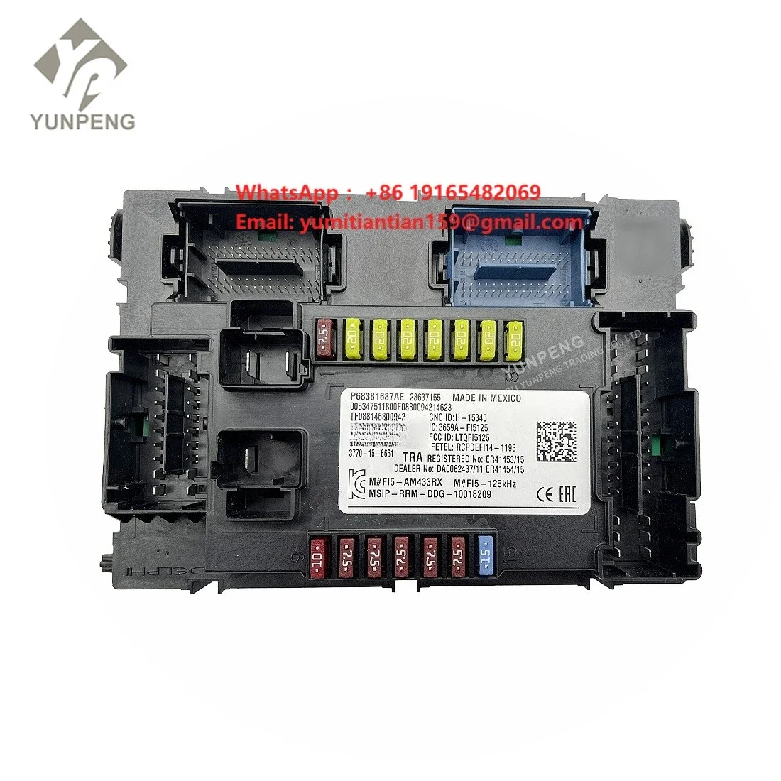 68381687AE Body Controller Module for 2018 Jeep Compass 68381687AD 68381687AF 68381687