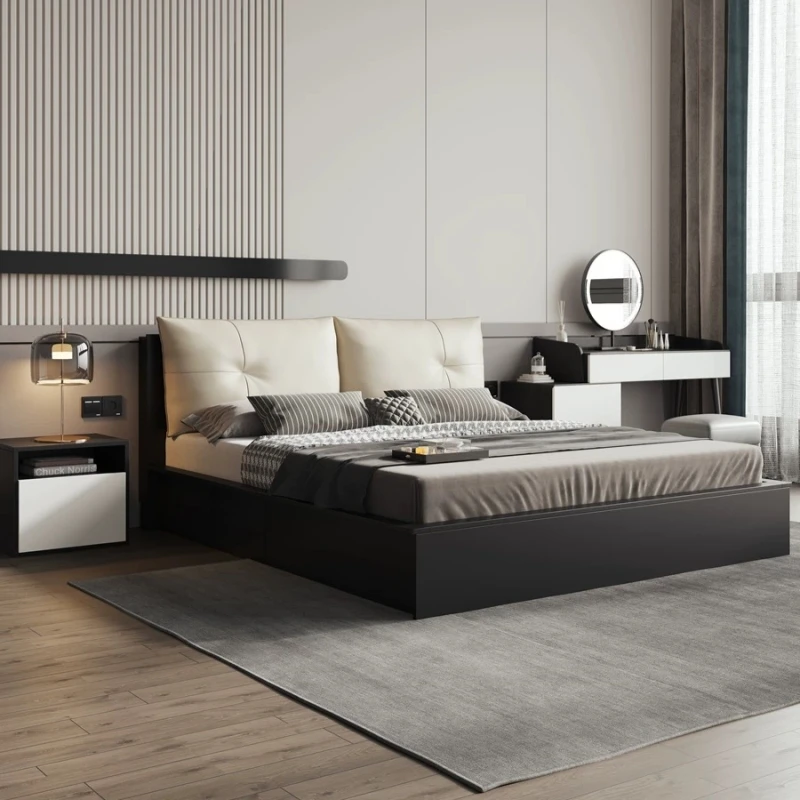

ⅹ-Wholesale Hotel Home Full Furniture Modern Bedroom Set Storage Single king Queen Double Bed&