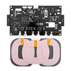 Modulo di ricarica Wireless ad alta potenza da 20W alimentatore da esterno per auto modificato ingresso di ricarica rapida da 12V 9-32V