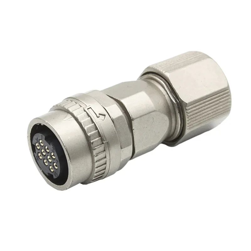 MR-J3SCNS CM10-SP10S CM10-SP2S Encoder Plug Connector 10 Pin 2Pin for Servo Motor MR-BKCNS1 DDK CM10-AP10S CM10-AP2S CM10-R10P