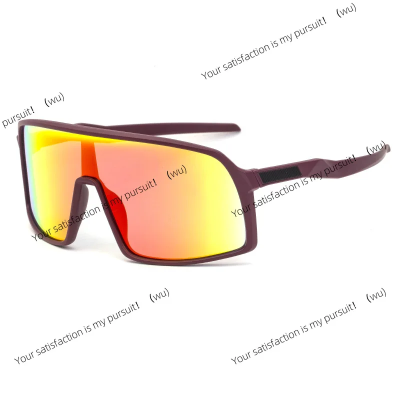 Colorful One-piece Cycling Sunglasses Windproof Sports Shades Fashion Eyewear For Women