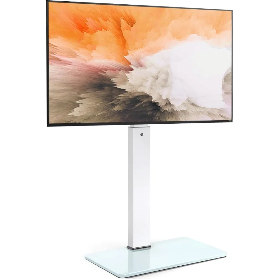 

Swivel Floor TV Stand with Universal Mount for LCD LED Flat and Curved Screens up to 75 Inches Adjustable Swivel Design for Bed