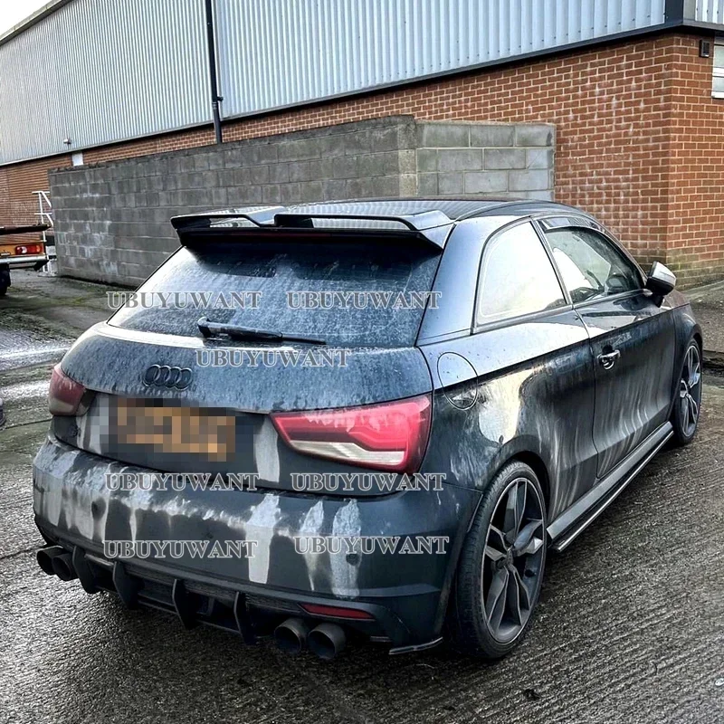 High Quality Carbon Fiber Rear Wing Roof Trunk Lip Spoiler For Audi A1 R18 2 DOORS 2010 2011 2012 2013 2014 (NOT FOR 4 DOORS)