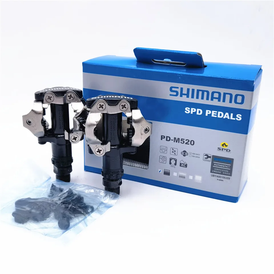 SHIMANO PD-M520 Mountain Bike MTB SPD Pedals - AliExpress 18