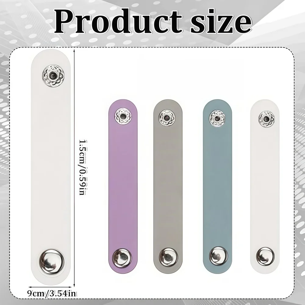 5/10PCS Cord Organizer Multipurpose Leather Cord Organizer Portable Earphone Cords Holder Winder Keeper for Wire Ties Power