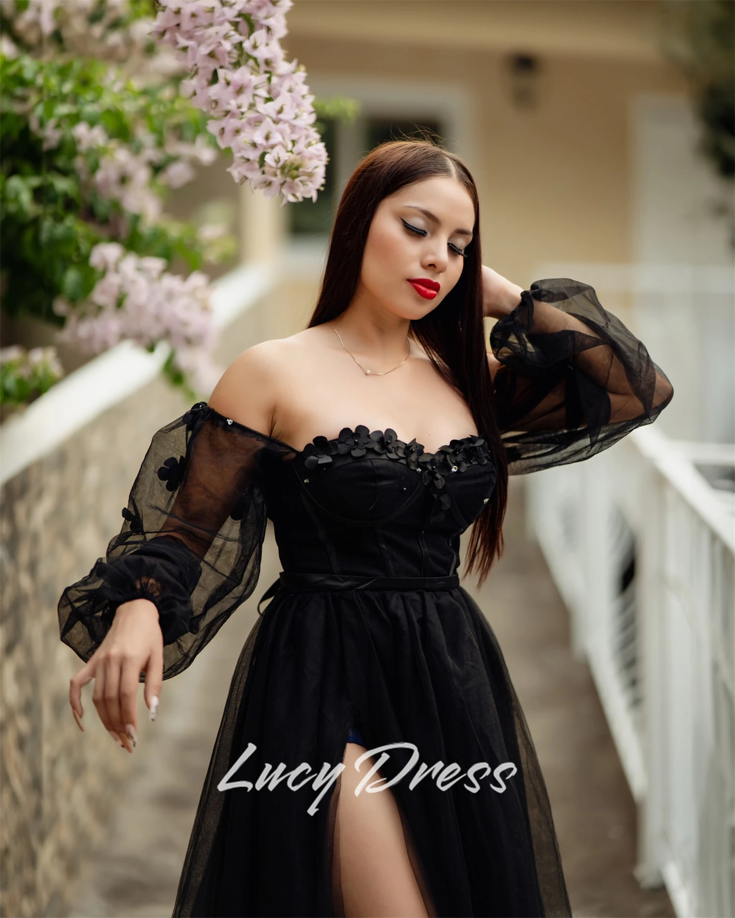 Lucy Op maat gemaakte lange jurken voor speciale gelegenheden Bruiloftsjurk Galajurken Avondjurken Galajurken Galajurken Gala