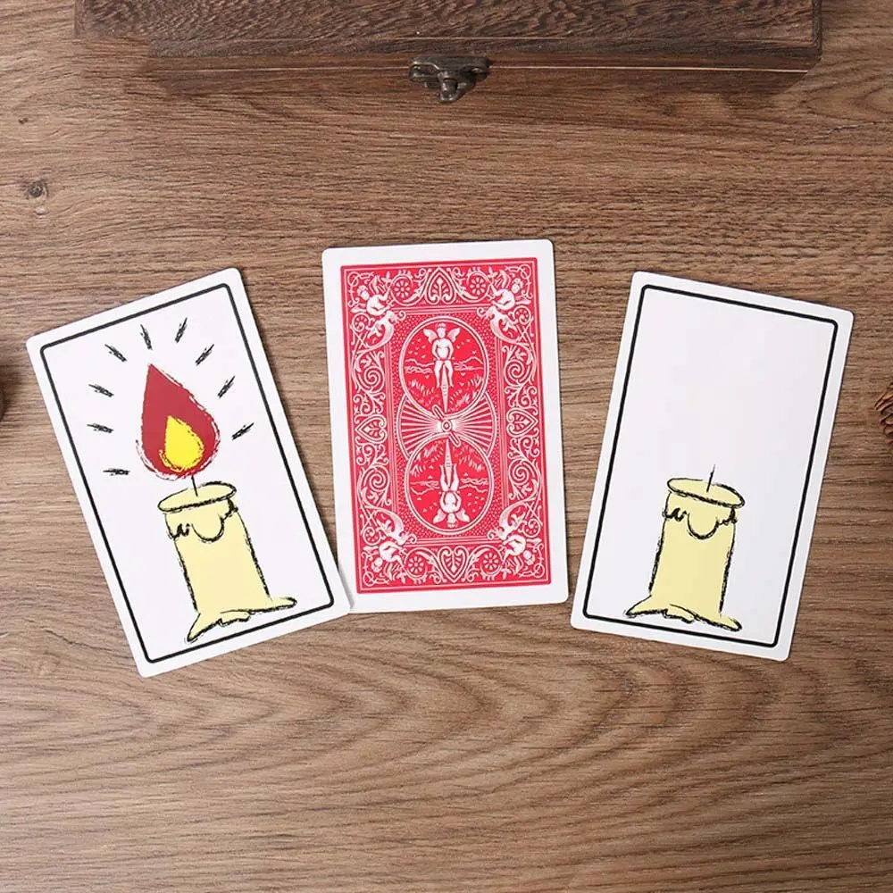 Birthday Gift Change A Magic Magic  Amazing Poker Cards Relighting Candles Magic Cards Magic Props Magic Tricks