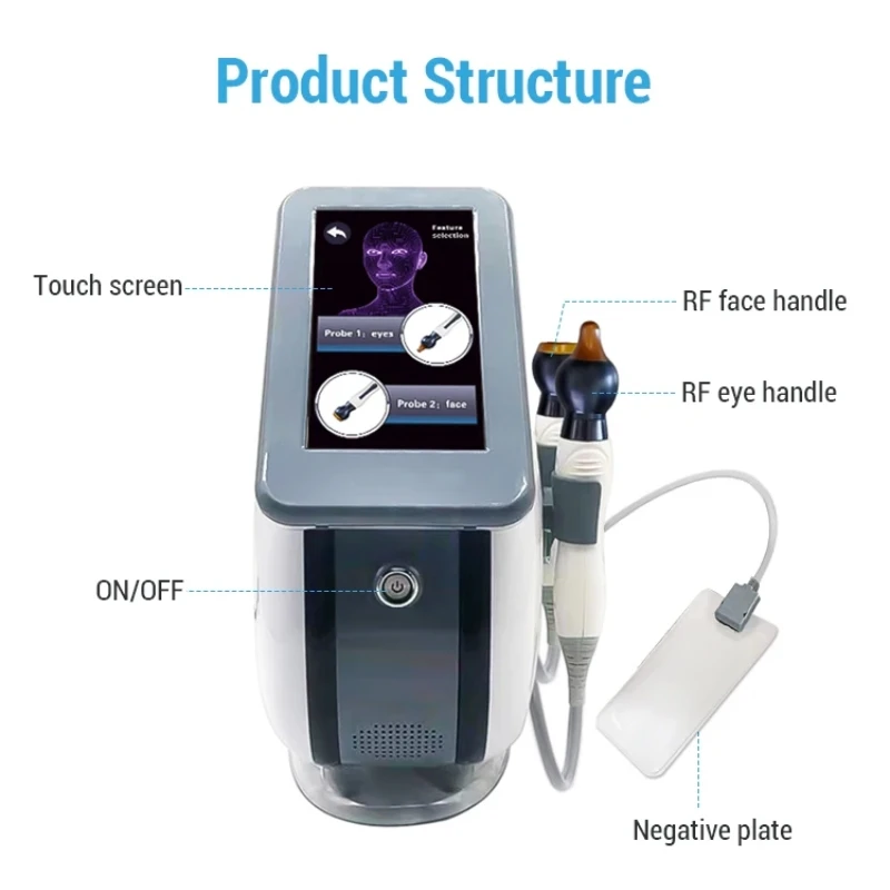 New RF Facial Beauty Machine 2 IN 1 Face Lifting Eye Wrinkle Removal Skin Body Care Tightening Instrument Skin Rejuvenation