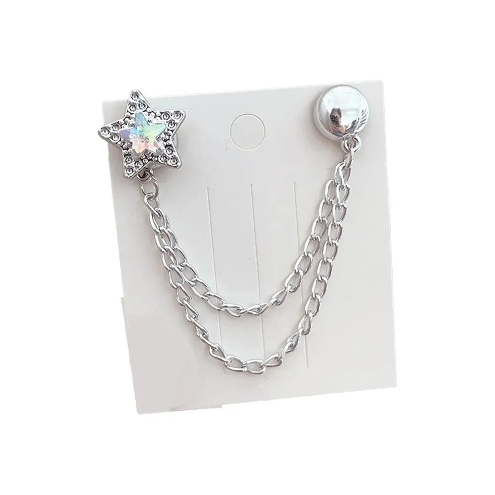 متعددة الوظائف مشبك الملابس المغناطيسي مع سلسلة زر معدني تي شيرت وشاح بنطلون الساقين الكفة تحديد مشبك المغناطيس دبوس ديكور