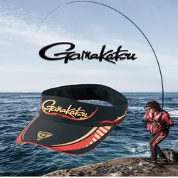 Gamakatsu Visor Cap Summer Fishing Caps Fishing Hat Outdoor Sports Anti-UV Sun Visor Breathable Sunshade Camping Hiking Cap