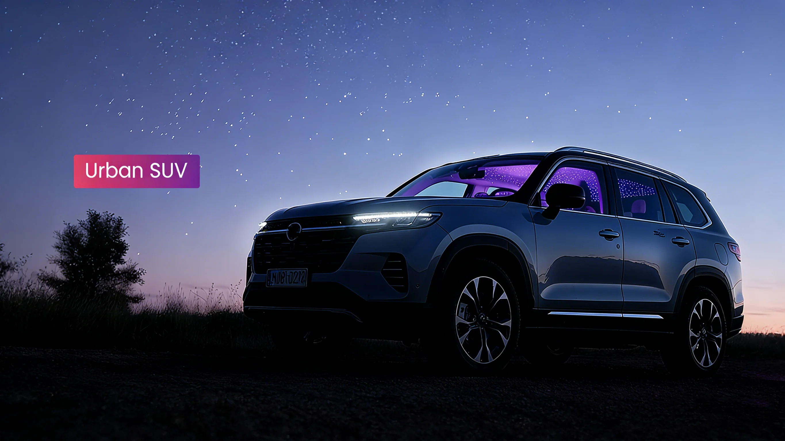 2026 Neu RGBW 12V 16W 1/2/4 Split Sternenhimmel-Atmosphärenlicht APP-Steuerung Glasfaser Auto Sternenhimmel Deckenbeleuchtung Kits Innenraum – Detail 4