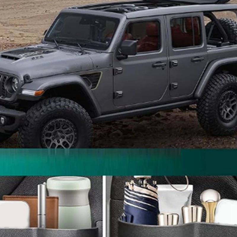 Чехлы для хранения на передние и задние двери для Jeep Wrangler Jk 2011-2018, карман для хранения с сеткой на передние и задние двери