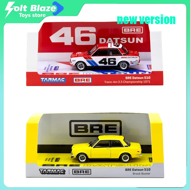 

Tarmac Works Литой под давлением 1/64 BRE Datsun 510 # 46 модель автомобиля из сплава, имитация коллекции автомобилей, модели комнаты, подарок на день рождения для мальчика