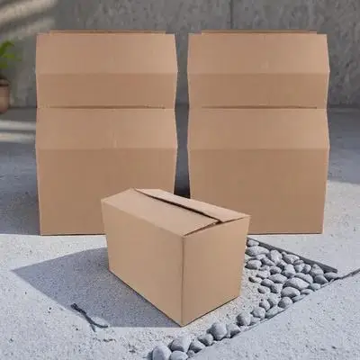 5 ชิ้น กล่องกระดาษลูกฟูก บรรจุภัณฑ์ กล่องเก็บของ กล่องเก็บของ เสื้อผ้า เก้าอี้สตูล ป้องกันการสั่นสะเทือน บุนวม พับได้ น้ำหนักเบา