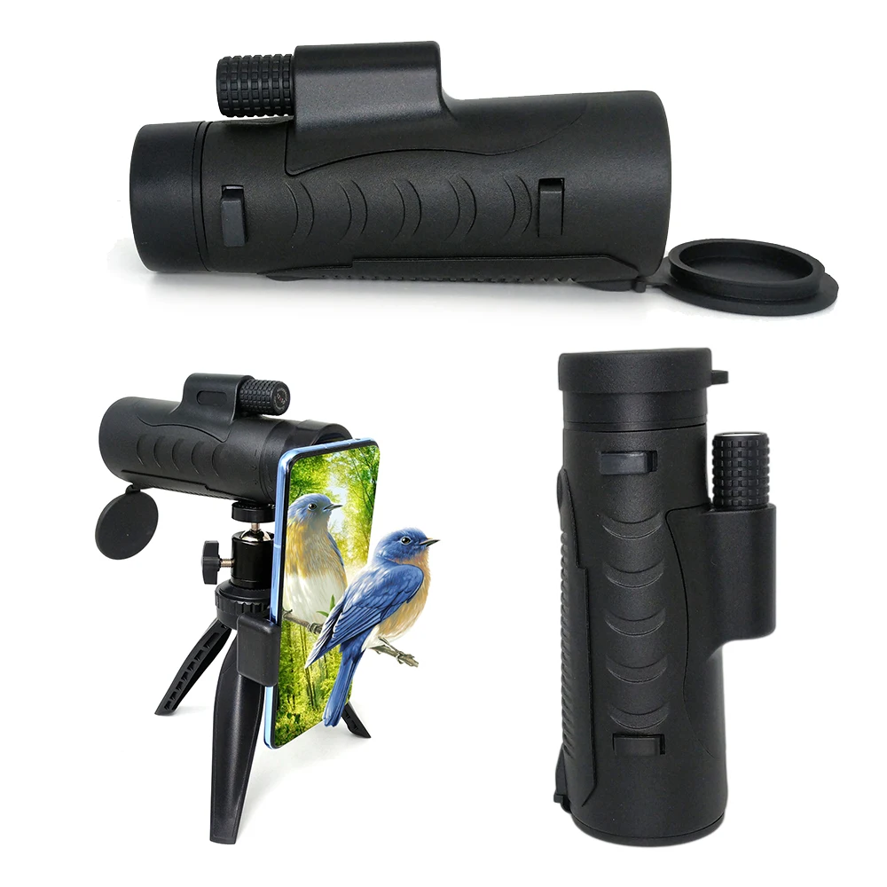 TONTUBE12X50 High Precision Telescope Monocular Ultra Powerful Starscope Monocular Camping Acccesories with Tripod for Hunting