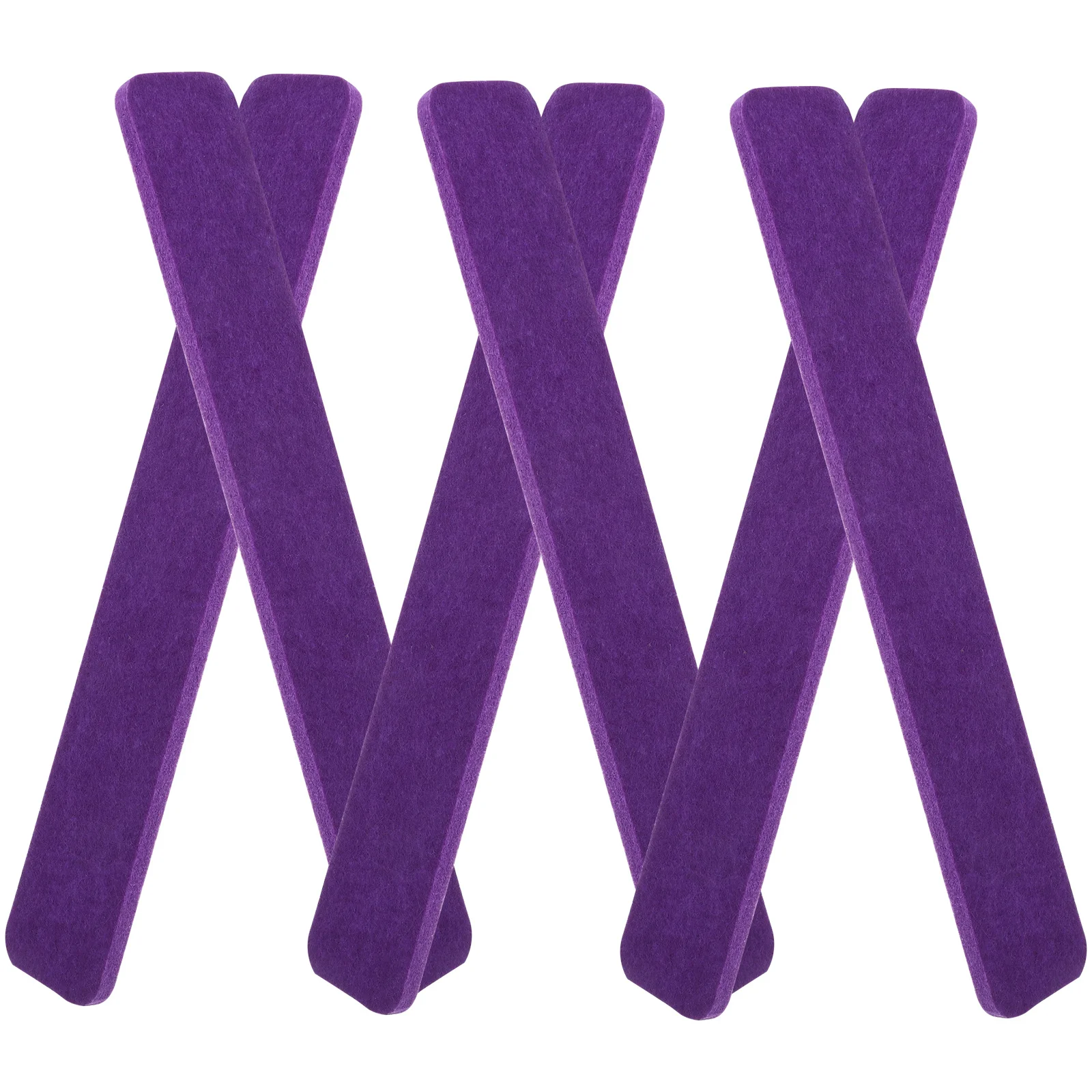 6Pcs Felt Bulletin Board Strips Thick Material Office Wall Decoration Memo Board Strips Practical Convenient Design