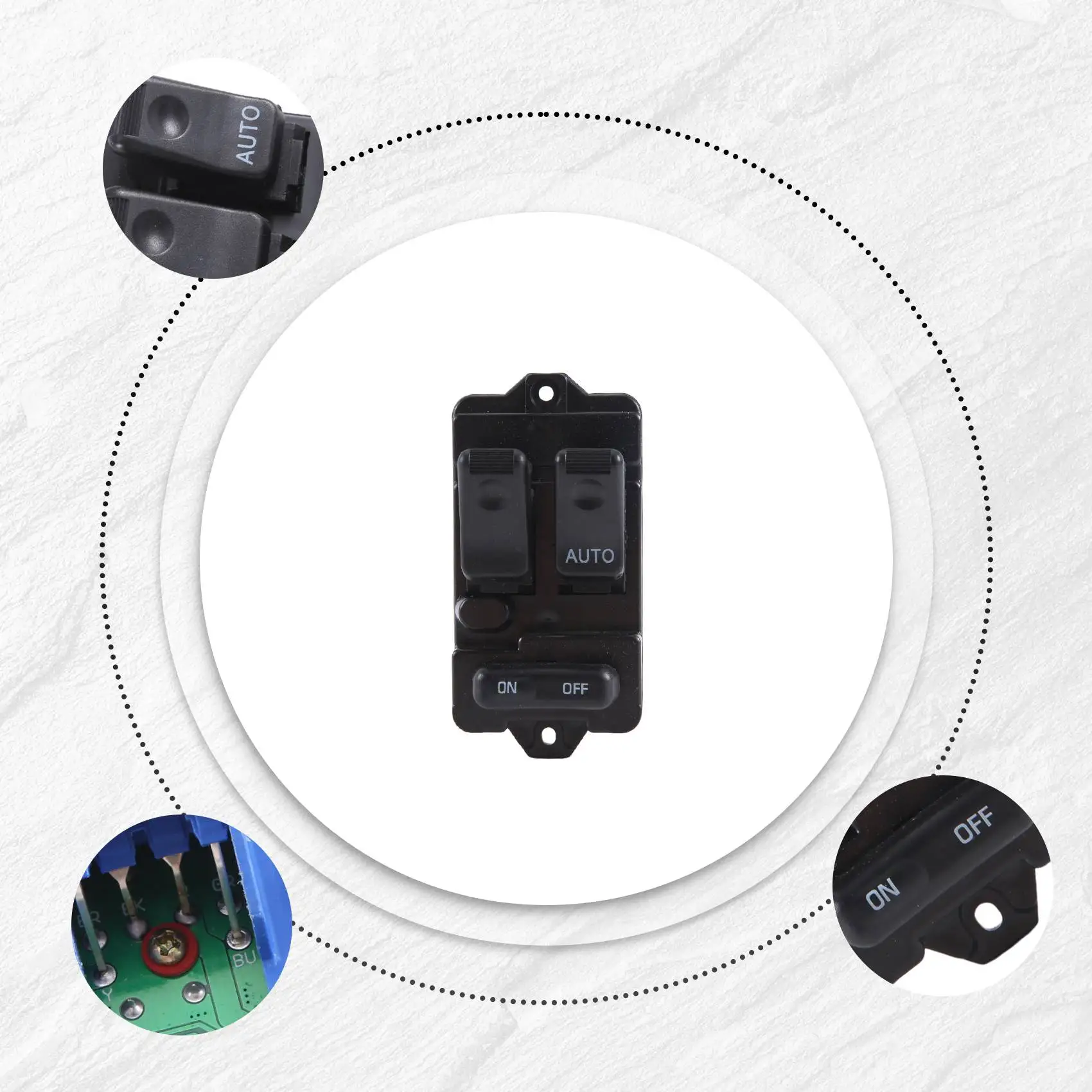 Super Sale For Mazda 323F Bongo 1994-1998 95 96 Rhd Power Master Window Switch Console S09A-66-350A09