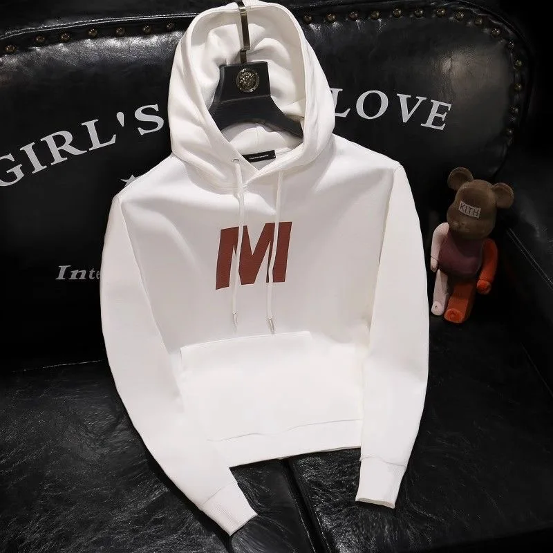 

2025 Spring and Autumn New Fashion Trend Printed Hoodie Men's Casual Relaxed Comfortable Sports High-Quality Plus-Size Coat 4XL