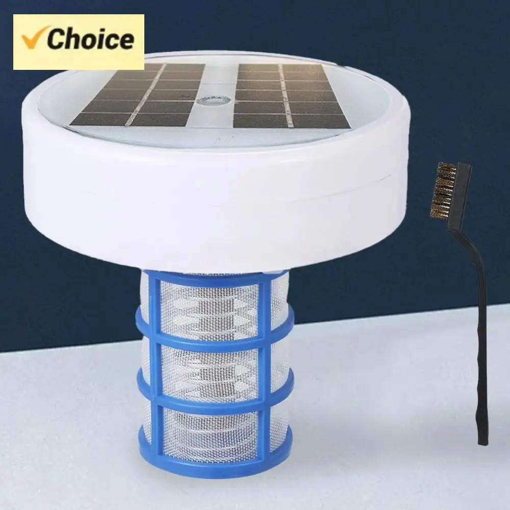 Limpiador de piscinas flotante, ionizador Solar de cobre para piscinas, flotador sin cloro, purificador de agua y choque solar, accesorios para piscinas