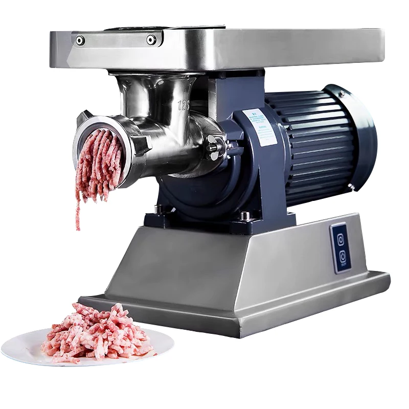 Semi-Automatic Electric Meat Mincer Machine Factory Price Grinder and Stuffer with Motor For Sale