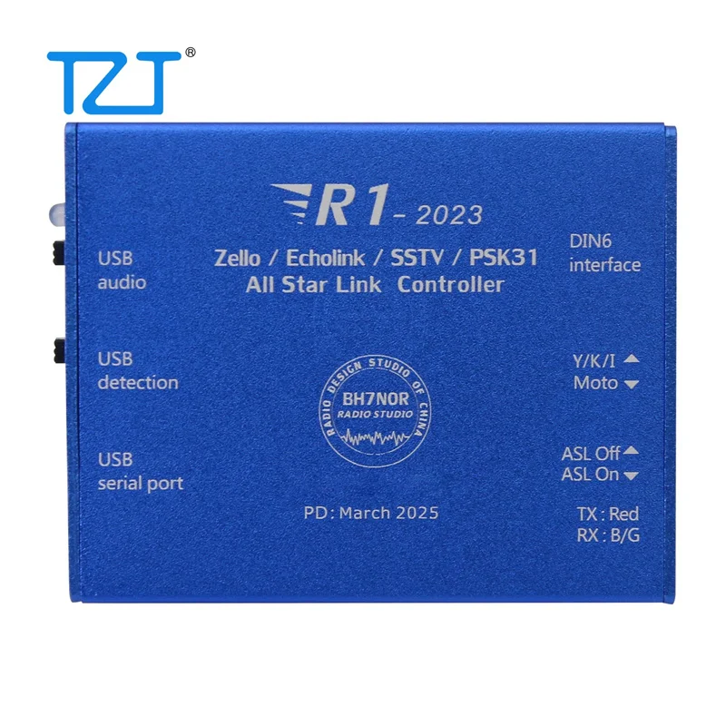 TZT لـ Echolink & Zello YY واجهة الصوت لوحة تحكم راديو شبكة USB إصدار بطاقة الصوت