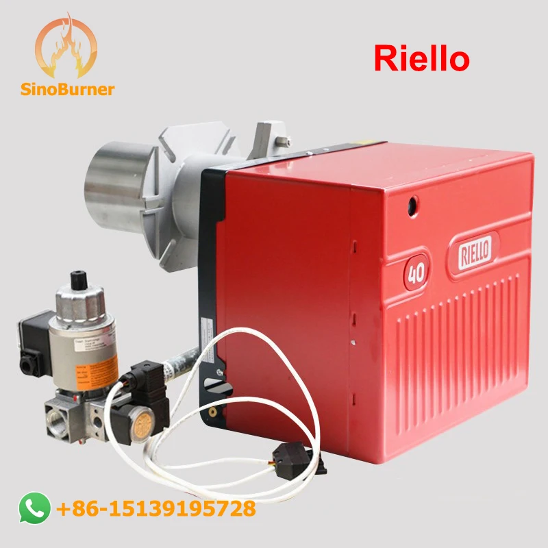 Riello 40 FS10 FS20 Nautral Gas Burner Riello GS5 LPG Gas Burner 100,000 kcal Small Furnace Combustion Machine