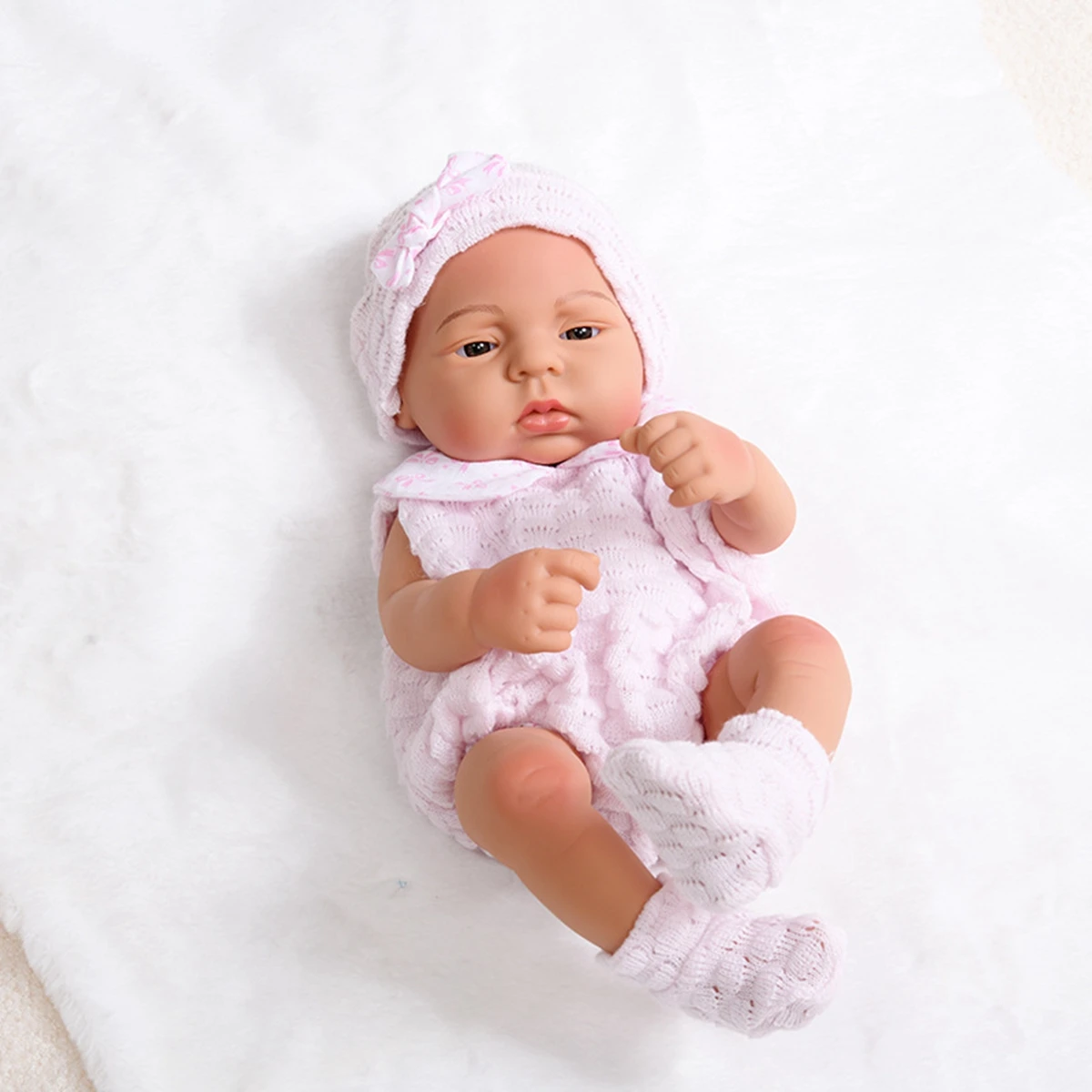 Reborn Puppenkleidung 16 Zoll 40cm Set Body Mütze Puppen Outfit Kleidung Zubehör Geschenk für Kinder zum Anziehen und Spielen Puppenzubehör Mini Puppe – Detail 21
