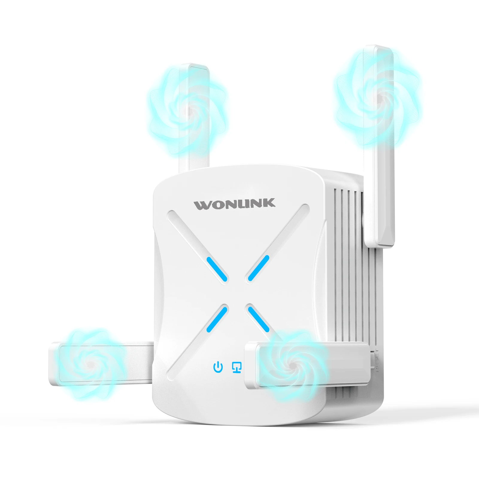 Long Range Signal Expansion Booster Antena WiFi6 Repetidor, Wi-Fi Router, Banda Dupla, 2.4G, 5G, 802.11AX Gigabit, 6 Extensor, AX1800