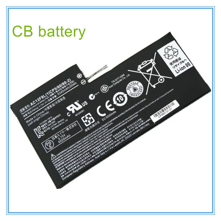 3.75V 20WH FOR Tab A1 A1-810 1CP5/60/80-2 AC13F8L AC13F3L