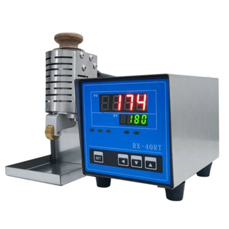 1pc Hand-held Hot Melt Glue Machine Leather Pearl Cotton Gift Boxsub-mineral Glue Granule Glue Manual Rolling Equipment